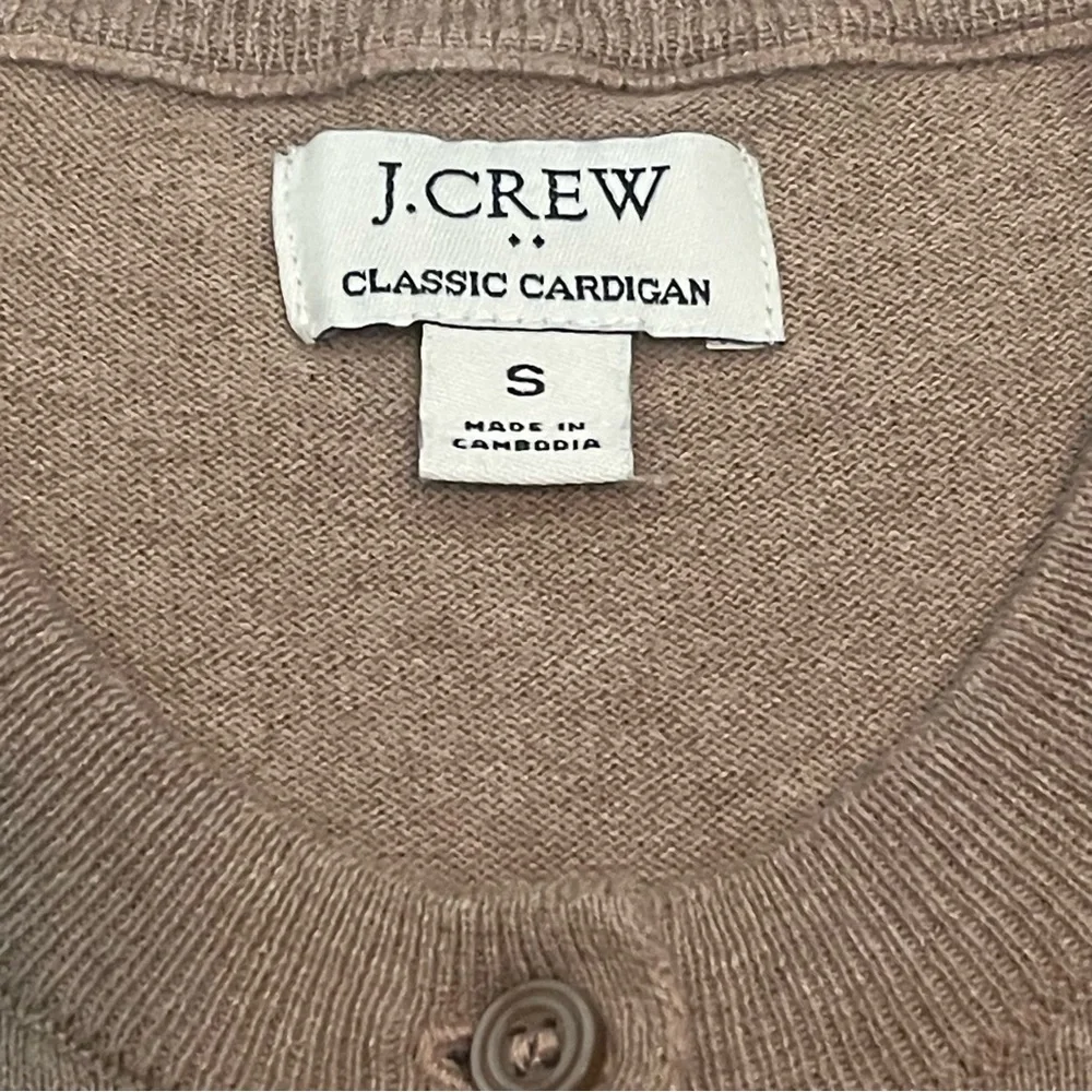 J. Crew Classic Cardigan Sweater Size Small - Picture 3 of 4